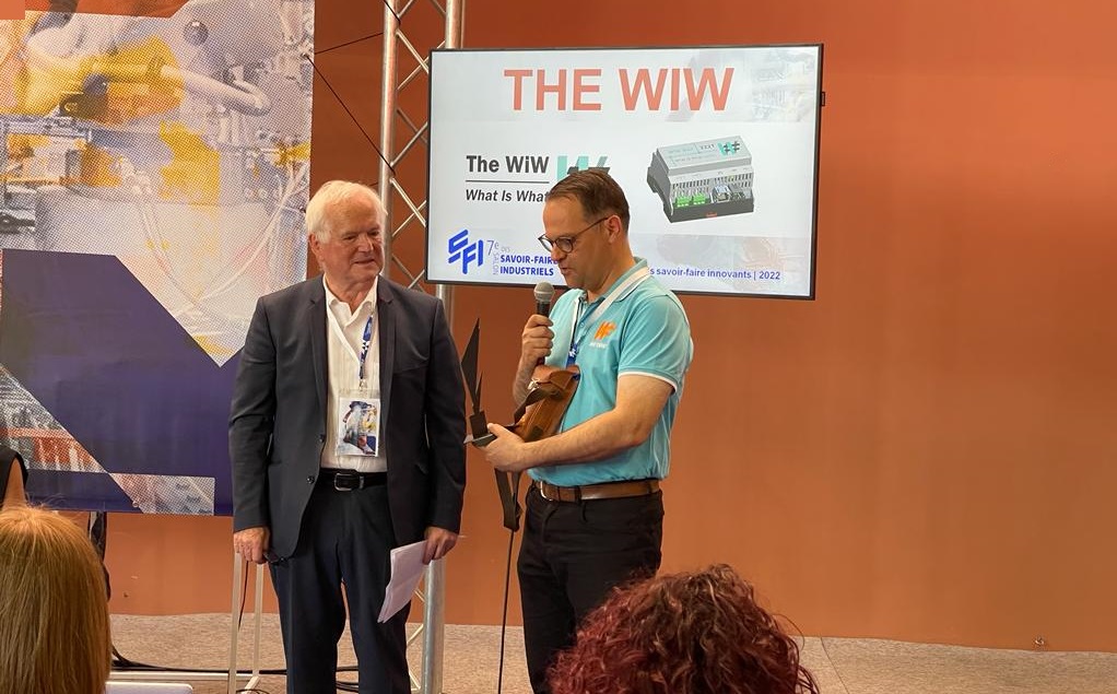 The WiW reçoit le trophée du Process Innovant au salon SFI