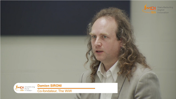 Damien Sironi, directeur général de The WiW pendant MDI 2024
