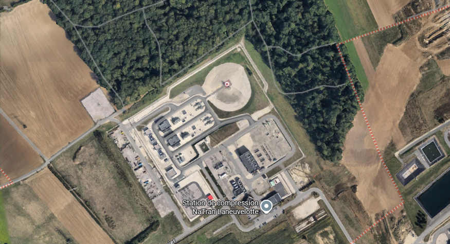 Site industriel en zone blanche