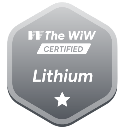 Badge intégrateur The WiW - échelon Lithium