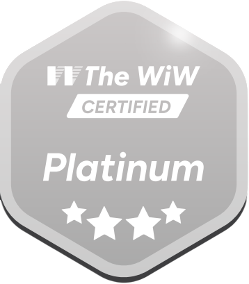 Badge intégrateur The WiW - échelon Platinum